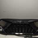 American Modified Heavy Duty ABS Plastic Goliath Grille Compatible with All 2007 to 2018 Jeep Wrangler JK with LED Amber Lights, Glossy Black