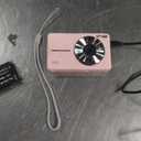 Digital Camera, FHD 1080P Point and Shoot Kids Camera, with 32GB Card, 2 Batteries, 16X Zoom Anti Shake Date Stamp, Compact Portable Small, for Starter Kid Children Teen Student Girl Boy(Pink)