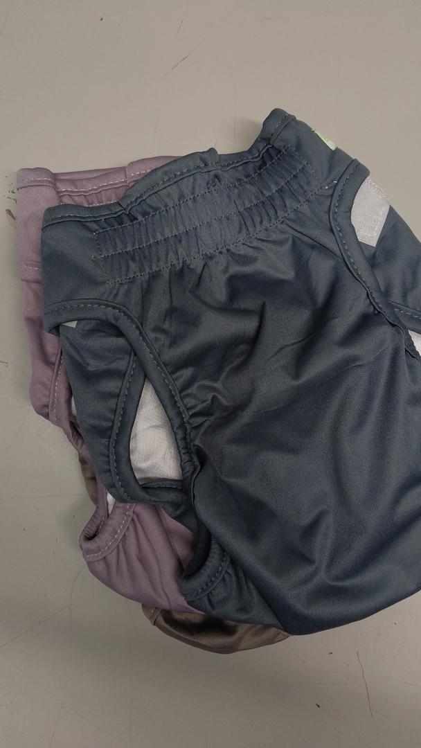 wegreeco Washable Reusable Premium Dog Diapers, Pack of 3, Small Dog Puppy & Doggy Diapers Female, Dog Period Panties Diapers Female in Heat Large