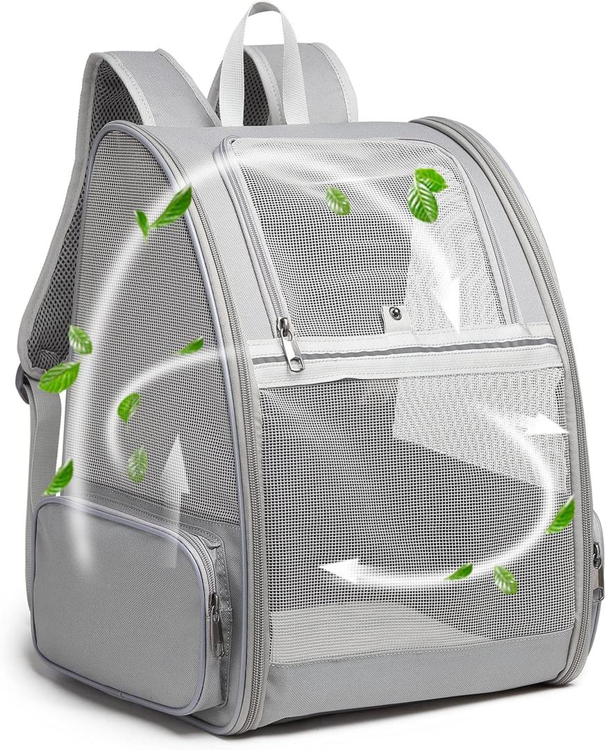 Texsens Innovative Traveler Bubble Backpack Pet Carriers for Cats and Dogs