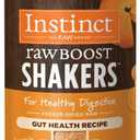 Instinct Raw Boost Shakers, Freeze-Dried Powder, Dog Food Topper, Chicken - Gut Health, 5.5 oz. Bottle