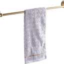 Flybath Towel Bar Rail Single Layer Antique Brass Towels Hanger Holder Wall Mounted 57 cm / 22 Inch, Brushed Bronze