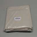 H.VERSAILTEX Natural Linen Curtains 84 inches Long for Living Room 2 Panels Back Tab Loop Pocket Textured Light Filtering Semi Sheer Curtains Rustic Farmhouse Boho Curtain for Bedroom, Angora