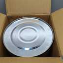 25lbs Stainless Steel Dog Food Container with Scoop Bowl, Standard