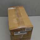 karyfine Mini Pendant Light,Handcrafted Art Glass Pendant Lighting Shade with Brushed Nickel Finished Teal Glass Ceiling Hanging lamp Adjustable Cord for Kitchen Island,Hallway,Dining Room