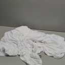 7.2FT White Round Backdrop Cover for 5 to 7.2ft Circle Arch Stand - Adjustable Round Arch Cover Circle Back Drop Cover for Birthday, Wedding, Baby Shower Photography Party Background Decor