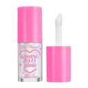 Too Faced Kissing Jelly Lip Oil + Gloss | Hydrating Lip Serum Treatment with Jojoba Oil for Instant Moisture and Glossy Shine (01 Strawberry Frosting (Clear With Pink & Gold Shimmer))