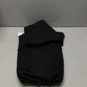 Soulsfeng Women's Baggy Cargo Pants Relaxed Fit Casual Cotton Hiking Pants with 6 Pockets (Black) Size 6