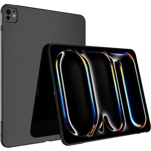 Case for iPad Pro 13 Inch M4 (2024 Model, 7th Generation), [Lightweight + Protective] Shockproof Soft Ultra Slim Cover, Black