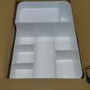 Makeup Organizer for Vanity, Large Countertop Organizer with Drawers, Cosmetics Storage for Skin Care, Brushes, Eyeshadow, Lotions, Lipstick,Nail Polish.Great for Dresser, Bathroom, Bedroom (White)