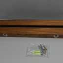 Rustic State Smith Wall Mounted Wood Floating Wine Bottle Rack with Glassware Holder Stemware Shelf Storage Organizer - Home, Kitchen, Dining Room Bar Dcor - Walnut