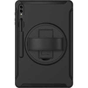 Sahara Protection Hand Strap Series Case for Samsung Galaxy Tab S10+, S9+, S9 FE+, S8+, Black (TB00333)