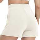 baleaf Womens 12" Long Bermuda Shorts Knee Length Cotton Athletic Shorts Sweat Casual Lounge Walking Summer (M)