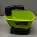 Salt Spreader for Ryobi 18v Battery,Handheld Fertilizer Spreader for Lawns,Grass Seeds,Fertilizer,Rock Salt and Ice Melt(Battery Not Included)