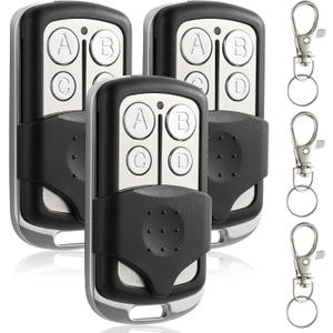 3 Keychain Garage Door Opener Remote,Compatible with LiftMaster Chamberlain Garage Door Opener,893MAX,890MAX 953EV/EVC,3 Pack