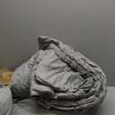 Bedsure Twin XL Comforter Set - Extra Long 5 Pieces Dorm Bedding Sets, GentleSoft Pinch Pleat Grey Bed in a Bag with Pintuck Comforter, Sheets, Pillowcase & Sham