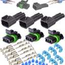 Metri-Pack 280 Series 2-Way Connector w/10-12 AWG Sealed Waterproof (3 Set)