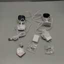 2K Cameras for Home Security-Outdoor/Indoor Camera for Dog/Cat/Pet/Nanny/Baby/Elderly, Color Night Vision, White Light, Siren, 24/7 SD Recordings, Works with Alexa, Plug in (C1-White-2pack-2.4G)