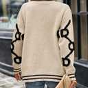 PRETTYGARDEN Women's Spring Fall Chunky Knit Cardigan Sweaters Casual Open Front Button Up Winter Coats Outerwear (XL)