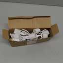 Christmas Village Light Accessory Cord with 6 LED Bulb, 11.5 ft C7 LED Lamp with Dual Fuse and On/Off Switch Plugs for Christmas Village House Crafts Pumpkin Lights(2 Pack)