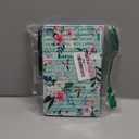 Dteck Case for Samsung Galaxy Tab A 8.4 2020 Model SM-T307/T307U, Slim Folio Stand Premium PU Leather Magnetic Case with Wallet Card Holders Protective Cover, Fresh Flower