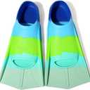 Fanwill Kids Swim Fins,Short Comfortable Flippers for Lap Swimming and Training for Child,Girls,Boys,Beginners, Small