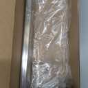 NearMoon Square Hand Towel Holder/ Towel Ring, Premium SUS304 Stainless Steel Hand Towel Bar Rustproof Wall Mounted Towel Rack for Bathroom/ Kitchen, Contemporary Style Bath Accessory (Brushed Nickel)