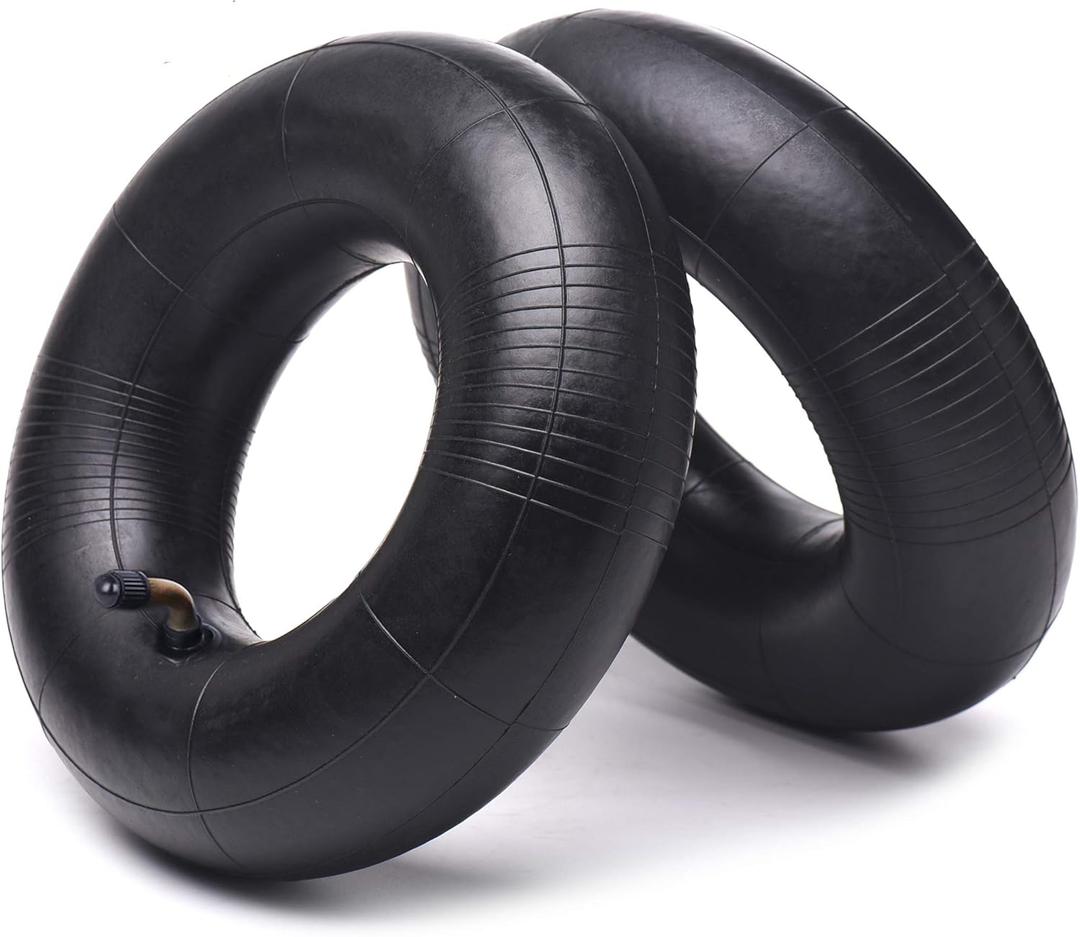 AR-PRO 11x4.00-5|11x4.50-5|11x6.00-5 Heavy Duty Replacement Inner Tube with TR-87 Bent Valve Stem (2-Pack) - for Wheelbarrows, Mowers, Hand Trucks and More