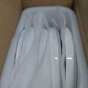 Set of 5 Shine White 8.3 inches (21.2 x 2 cm) Round Plates | Large Setomonohonpo