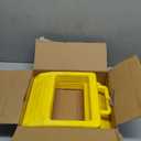 ROBLOCK Pallet Jack Chock Heavy Duty Wheel Chock, Pallet Jack Stopper for Truck 14.2" Length x 11.2" Width x 2" Height (2 Pack,Yellow)
