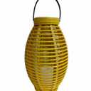 Solar Lantern,Outdoor Wicker Lanterns Waterproof, Rattan Solar Lights,Hanging Lanterns Outdoor,Table Lamp Decoration Lights for Garden,Patio,Porch,Trees,Pathway,Outside