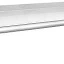 HARDURA Stainless Steel Shelf 12" x 48", 250lb Commercial Shelves Wall Mount Metal Shelving with Backsplash and Brackets for Kitchen, Restaurant, Laundry Room and Home