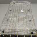 Starstar Sinks Protector Matte Gold 304 Stainless Steel Kitchen Bottom Protector Grid, Rack For The Sink 26" x 14.375"
