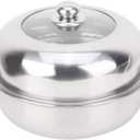 Steamer Pot Stainless Steel Stockpot Hotpot Food Steamer Pot Cookware Household Cooking Tool Boiler Soup Steaming Pot (single layer -28 cm)