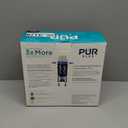 PUR Plus 7-Cup Water Pitcher, 1 Lead-Reducing Filter, Cleaner, Great-tasting Water, Dishwasher Safe, Powerful Filtration, Filter Change Light Indicator, LockFit Cap Design - Smoke