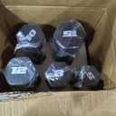 CAP Barbell Neoprene Dumbbell Weights Pairs & Sets, Black 