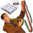 Yahpetes Mouth Coils Paper 12 Pcs Mouth Coils Vomit Paper Colored Mouth Coils Stage Magic Tricks Accessories Gimmick Funny Illusion