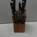 Martha Stewart Eastwalk 14 Piece High Carbon Stainless Steel Cutlery Knife Block Set w/ABS Triple Riveted Forged Handle Acacia Wood Block - Matte Black