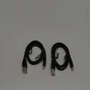 etguuds USB to USB C Cable 2ft, 2-Pack USB A to Type C Charger Cord Fast Charging for Samsung Galaxy A17 A16 A15 A26 A36 A56, S25 S24 S23 S22 S21 S20 S10 Note 20, for iPhone 17 16 15, Moto, Black