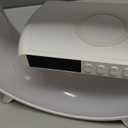 Zopsc Alarm Clock with Charging Station, Speaker, Music Synchronization, Remote Control, Smart Light Sound Machine with Compatible Scope for iOS for Android