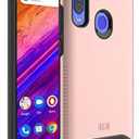 TUDIA DualShield Designed for BLU G91 Pro Case, [Merge] Shockproof Military Grade Heavy Duty Dual Layer Tough Slim Hard Protective Case Cover (Rose Gold)