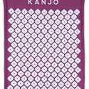 Kanjo Acupressure Mat and Pillow Set for Back Pain Relief & Neck Pain Relief, with Pressure Points for Muscle Pain Relief with Travel Bag - Amethyst