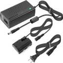 Kimaru ACK-E6 DR-E6 DC Coupler LP-E6 LP-E6N Dummy Battery AC Power Adapter Kit for Canon EOS R R5 R6 R7,80D 70D 60D 90D,5D Mark II III IV,6D 7D,6D Mark II,7D Mark II,60Da 5Ds 5Ds R Cameras.