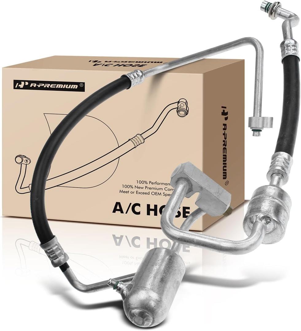 A-Premium A/C Suction and Discharge Line Hose Assembly Compatible with Ford Taurus 2002-2005, Mercury Sable 2002-2005, V6 3.0L, DOHC Only