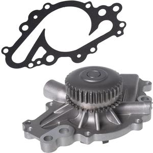 AUQDD AW6217 Professional Water Pump Kit w/Gasket Fit For (Engine V6 2.7L) 2008 2009 2010 Chrysler 300, Sebring /08-10 Dodge Avenger Charger Magnum