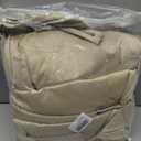 DWCN Beige Velvet Curtains 90 inches Long - Thermal Insulated Room Darkening Tieable Grommet Curtains & Drapes Warm Soft Privacy Drapes for Bedroom/Living Room/Farmhouse Style Decor W52 x L90