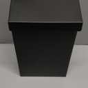 Architectural Mailboxes Modern Heritage Vertical Wall-Mounted Mailbox for Outside, Rust-Resistant Galvanized Steel Metal Small Mail Box, Black Modern Wall Mailbox