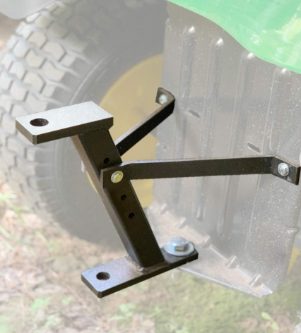 Eapele Trailer Hitch for Lawn Mower, Garden Tractor Trailer Hitch, Solid Iron Construction, Compatible with John Deere Ariens Cub Cadet Poulan Pro Husky Husqvarna Craftsman Riding Mower