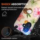 Case for iPhone 16 Plus [Compatible with MagSafe], Matte Soft Silicone + Hard PC Anti-Scratch Shockproof Protective 2-in-1 Case for Women Men - Summer Collage