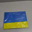 Ukrainian Flag 2x3 Outdoor Indoor Double Sided Heavy Duty 3 Ply 200D Polyester and Durable Canvas Header with 2 Brass Grommets